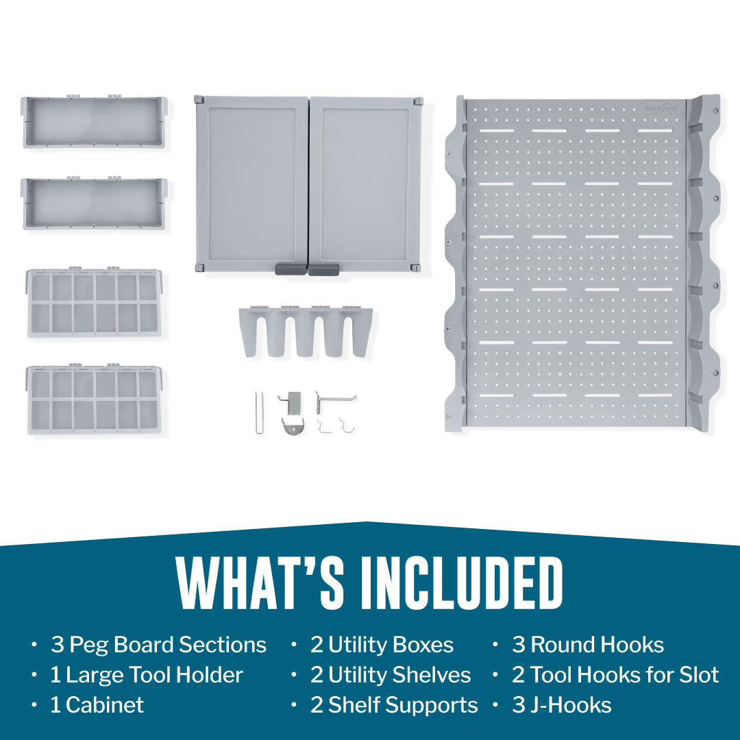 Install Store More Storage Wall Kit