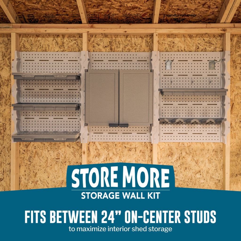Install Store More Storage Wall Kit