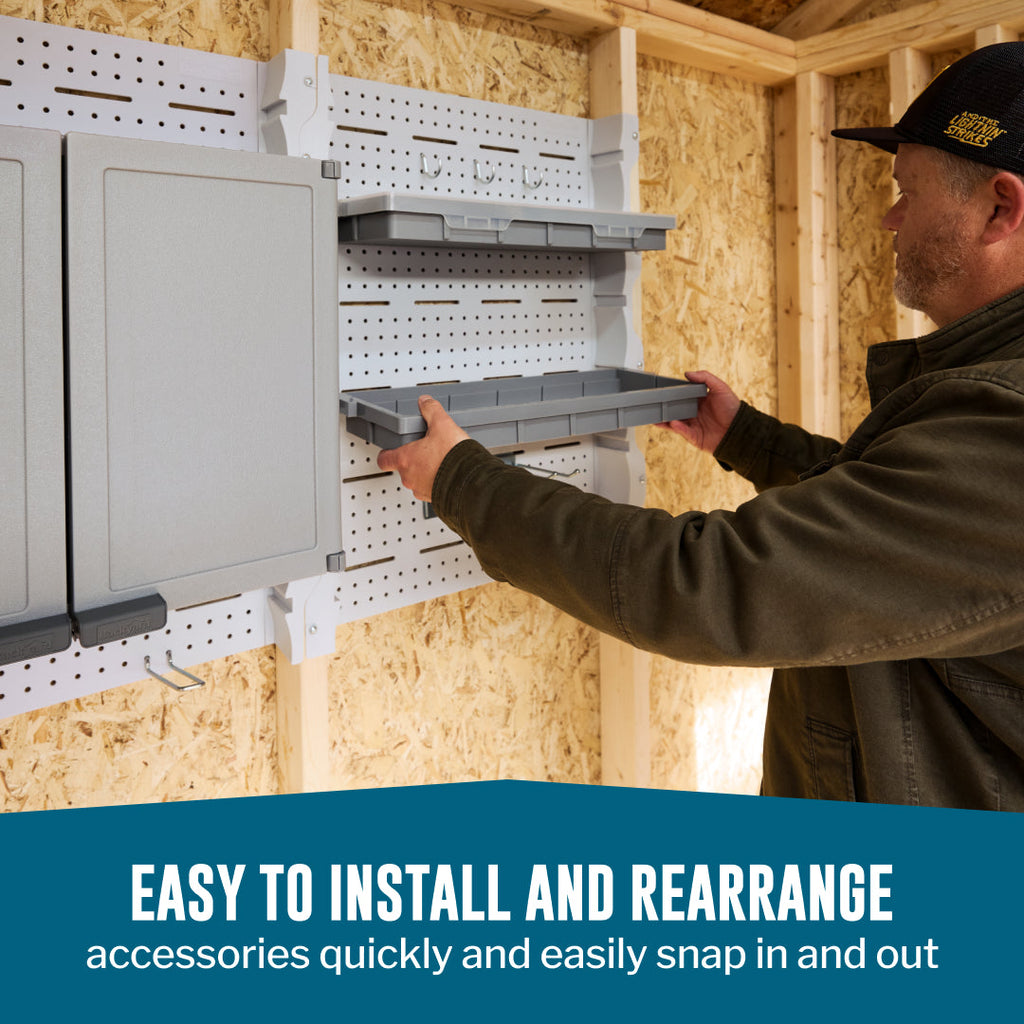 Install Store More Storage Wall Kit