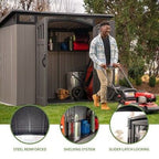 Lifetime 8 ft. X 5 ft. Modern Shed