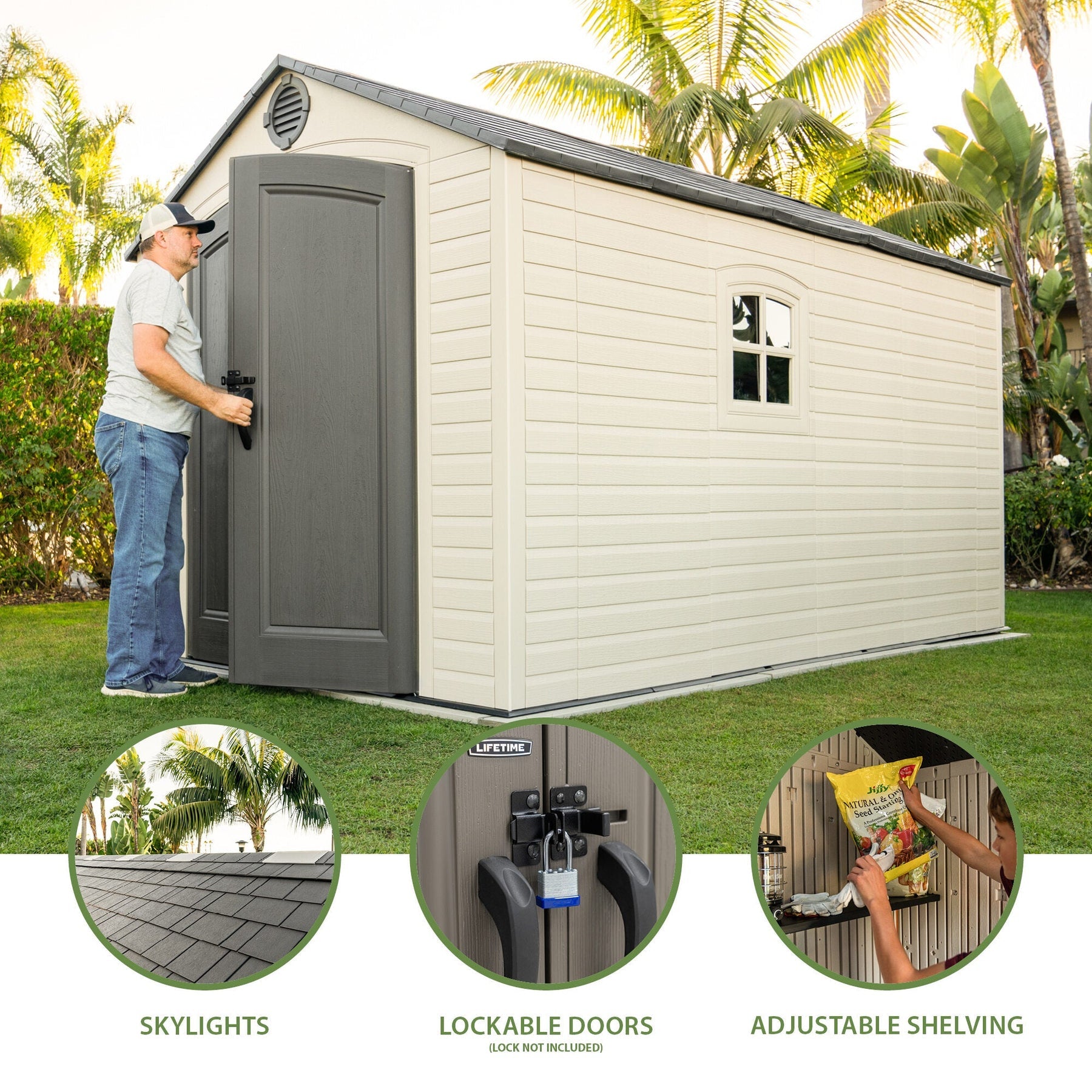 Lifetime, 8x12.5 Online Shed