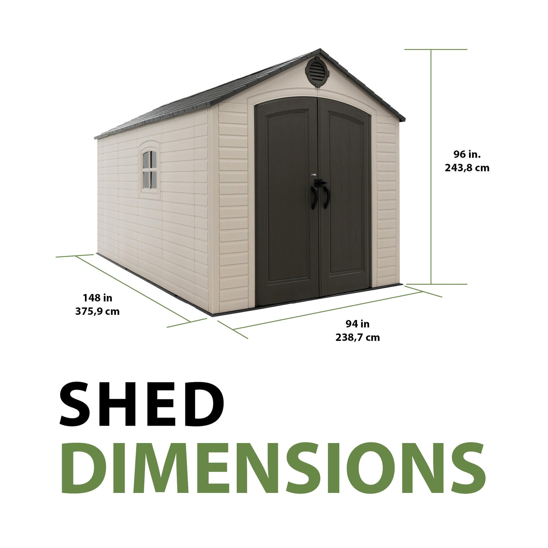 Lifetime, 8x12.5 Online Shed